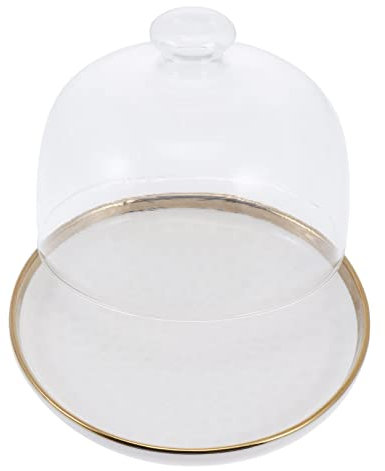 Zerodeko 1 Set Ceramic Cake Pan Drinks White Fruit Tray Glass