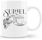 Zomhix Suriel Tea Co Coffee Mug - Merchandise, A Court of Thorns and Roses Book Lovers Gifts for Women Men, 11oz Ceramic Coffee Mug