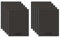 CONQUERANT Lot de 10 Cahiers conquérant polypro agrafé 24x32 cm 96P 90G grands carreaux noir
