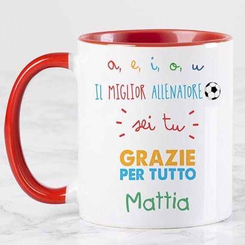 Wanapix | Tazza Maestra Personalizzata | Regalo Maestre Fine Anno | Tazza Colazione | 325 ml | Idee Regalo Insegnanti | Formateur Monsieur