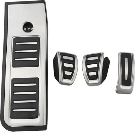JSRVQKMS Auto Pedal Zubehör Für Audi Für A6 C8 2018-2022 Für A7 2021 Pedal Fußstütze Pedal Schutz Abdeckung Zubehör Gaspedal