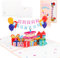 iewrtcin 3D Pop up HAPPY BIRTHDAY Geburtstagskarte, Immaterielles Kulturerbe Technik - Papierskulptur Glückwunschkarte, Kreatives, lustige Sachen Geburtstagsgeschenk für Kinder und Frauen