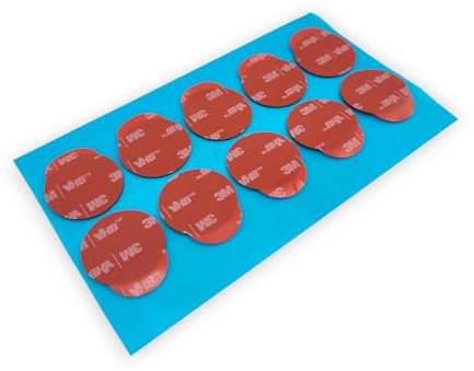 3M Klebeband doppelseitige Klebepads Klebeband VHB 5952 EXTRA STARK mit Abziehlasche (30mm Durchmesser - 5 Stück)