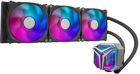 Yeyian Avance Infinity 360 AIO Refrigeración Líquida 360mm Disipador para CPU con 3 Ventiladores 120mm, Silenciosa y de Alto Rendimiento para PC