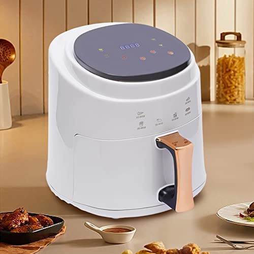 Friggitrice ad aria calda digitale, 8 l, friggitrice ad aria calda 2 in 1, modalità temporizzazione preimpostata, friggitrice ad aria calda e grill, friggitrice sana senza olio, max 220 °C,