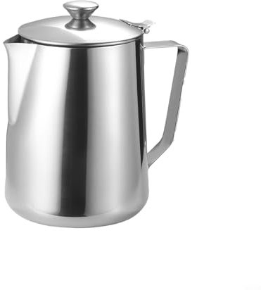 Prepara bevande a casa con questo elegante ed efficiente montalatte in acciaio inox (350 ml)