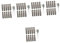 CALLARON 5 Sätze Haarvolumen Clips Root Clip Plüsch Heiße Lockenwickler Lockenstab Wurzel Jumbo Selbstklebende Haarclips Curler Bang Lockenwickler -walze Abs Grey 10 Stück * 5