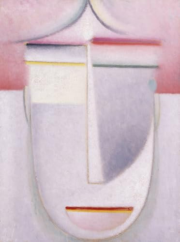 PSVDCTOO Gefeiert Wandbilder Kunst Poster Poster Bilder Abstrakte Kopfkomposition nr. von alexej von jawlensky Vintage Wandbild für Heimdekoration 60x90cm