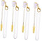 Outanaya 4Pcs Brush Tubes with Keychain Durable Mascara Bottles Makeup Applicator for and Eyebrow Travel Friendly Design Practical Beauty Accessory for Daily Use
