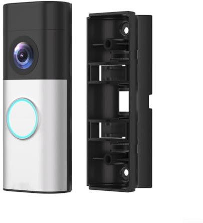 Video Türklingel Verstellbare Halterung für Ring Wired Doorbell Pro für Blink, links/rechts verstellbar, großer Betrachtungswinkel, ideal für Wohnungen/Häuser
