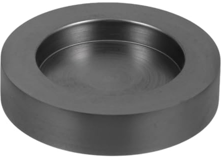 EXCEART Molde de Grafito para Fundición de Metales Redondo | Lingotera para Moldear Lingotes, Ideal para Taller y Trabajo de Metales