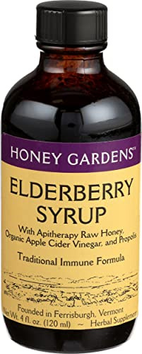 Honey Gardens, Honey Elderberry Extract, 4 Fl Oz