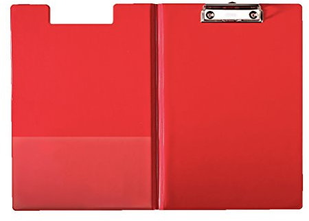 Esselte 56043 Klemmmappe (Clipboard), A4, PVC, rot