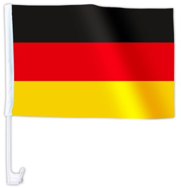 Alsino Länder Auto Fahne Autoflagge Autofahne Fahne Auto Länderflagge Auto Fenster Flagge, Modell wählen:Deutschland