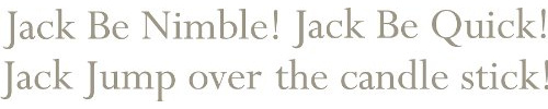 Wallpops Repositionable Baby Nursery Rhyme, Jack Be Nimble