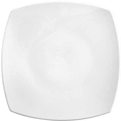 Saturnia Tokio Plato Llano, Porcelana, Bianco, 27x27x2 cm