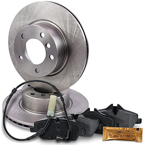 BESTPRICE Bremsenset Vorderachse inkl. Bremsscheiben Belüftet Ø 292 mm + Bremsbeläge vorne + Verschleißkontakt, Kompatibel mit BMW 1er (E81), 1 (E87), 1 Cabrio (E88), 1 Coupe (E82)