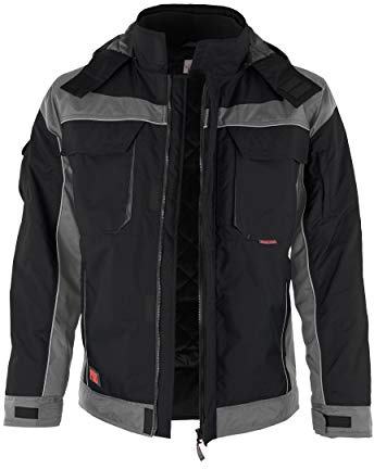 Qualitex PRO-Winterjacke Arbeitsjacke Stehkragen mit Klett