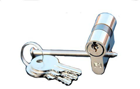 UHRIG PZ Profilzylinder 28/28 Schließzylinder, Schloss Türzylinder, Sicherheitszylinder für Schlosskasten an z.B. Gartentür