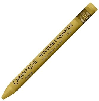 CREATIVE ART MATERIALS Caran D'ache Neocolor II Crayon - Olive (7500.249)