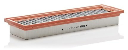 MANN-FILTER CUK 4130/1 Cabin Air Filter - Pollen Filter with Activated Carbon - for Off-Highway Applications | For Off-Highway, Dust and Pollen Filtration, Odor reduction, True OE Engineering