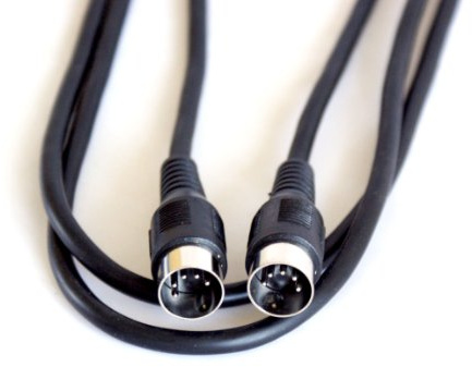 Loops 3m 5 Pin/Pole Male DIN to DIN Plug Cable - PC Keyboard MIDI Video IBM Signal Lead