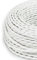 Cavo Elettrico Treccia/Trecciato Rivestito in Tessuto. Colore Bianco. Sezione 3x0.75 - 10 Metri