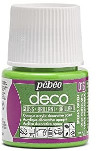 Pébéo - Pintura acrílica multisoporte - Color Opaco - Acabado Brillante - Color Verde Primavera - 45ml