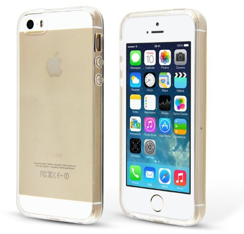 NOVAGO Compatible avec iPhone 5, iPhone 5S, iPhone Se (2016) - Coque Gel Souple incassable et Solide de qualité (Transparente)