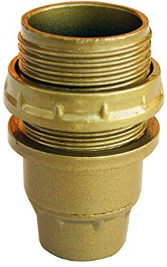 Tibelec 810330 Douille Isolée Demi-Filetée + Bague E14 Or