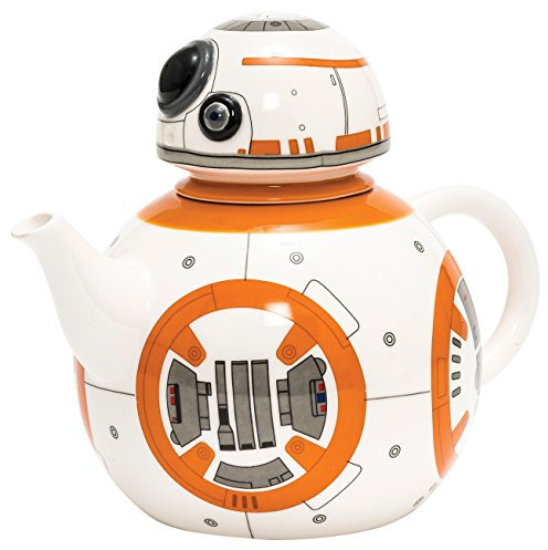 Joy Toy BB-8 Teiera con Coperchio, Ceramica, Multicolore, 19.00x12.00x15.50 cm