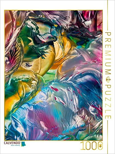 CALVENDO Puzzle Forêt enchantée - Encaustique 1000 Pieces 48 x 64 cm from Ulrike Kröll