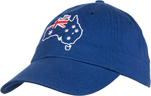 Australia Pride | Australian Aussie Flag Sport Fan Low Fit Baseball Cap Dad Hat Royal Blue
