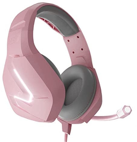 Gaming Headset für PC PS5, Playstation PS4, Xbox Series X | S, Xbox ONE, Nintendo Switch, Laptop & Google Stadia Stereo-Sound with mit Geräuschunterdrückung Microphone - Hornet RXH-20 Nakuru Auflage