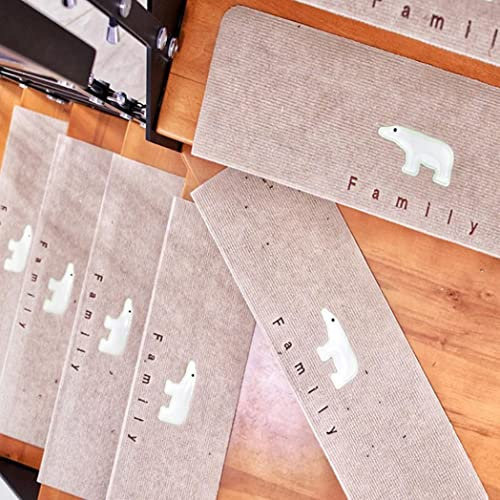 20 x 76CM Stufenmatten innen 15 stück Antirutschstreifen Treppe Set,treppenstufen matten rechteckig selbstklebend zuschneidbar,Treppenteppich für Kinder,Älteste und Haustiere,Schwarz