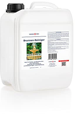 HANSE PRO Brunnen-Reiniger, 1 x 5000 ml I Wasser-Pflege I Reinigung I hält Wasser frisch und klar I verhindert Algen, Bakterien und Kalk
