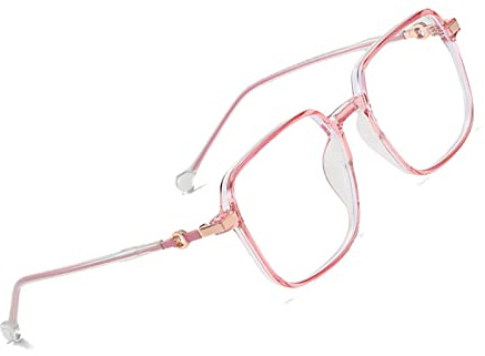 Brille Blaulichtfilter Vintage Brillenfassung Blaulichtfilter Brille Retro Für Computer/Smartphones/Tablets Brille mit Brillenetuis und Brillenputztuch