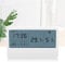 Thermometer-Hygrometer, elektronisches wiederaufladbares USB-Testgerät für den Innenbereich, digitaler Innen-Luftfeuchtigkeitssensor mit Zeit für Zuhause