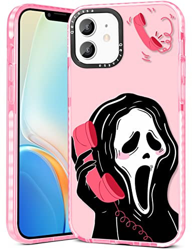 Qerrassa Schutzhülle für iPhone 11, niedlicher Cartoon-Charakter, Kawaii, weiche TPU-Hülle für Mädchen, Kinder, Jungen, lustige Muster, modische Schutzhülle für iPhone 11, Rosa