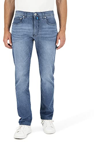 Pierre Cardin Herren Jeans Lyon Tapered | Männer Hose | Tapered Fit | Light Brown Used Buffies Washed