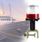 Navigationslichter Solar, Sichtweite Semaphor Bootslichter mit Standardhalterung, Blinkende Anzeige, IP65 Wasserdichtes Design (Grey : B Red)