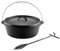 Tarrington House Horno holandés, olla de hierro con tapa, Ø 29,5 x 10 cm, 5.7 L, negro