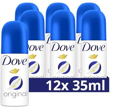 Dove Advanced Care Anti-Transpirant Deo-Spray Original Mini schützt 72 Stunden vor Körpergeruch und Achselnässe mit Skin Hydration Technology 35 ml 12 Stück