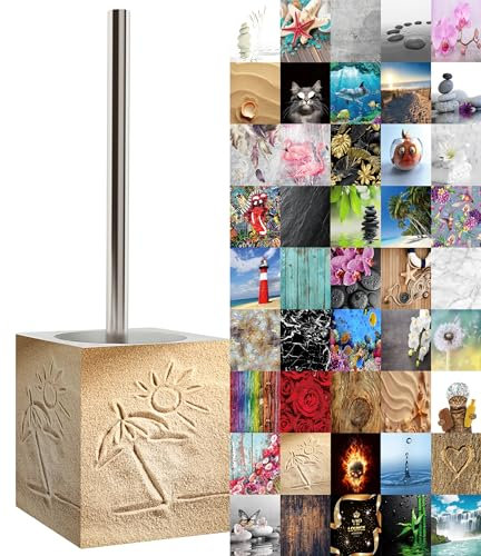 Sanilo WC Bürste, viele schöne Klobürsten zur Auswahl, hochwertige Qualität, Elegantes Design (Sunshine)
