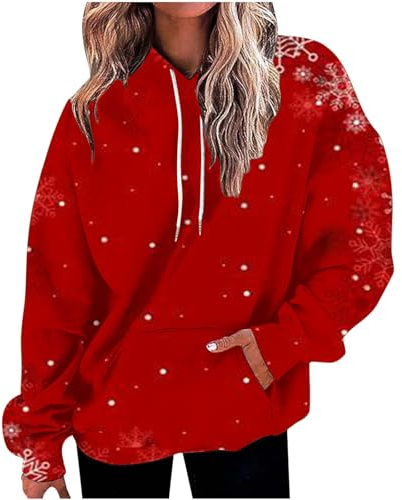 AMhomely Womens Cowl Neck Fleece - Lightweight Winter Pullover, Breathable Ladies Top, Cosy - Perfect As A Baselayer Lilac 16 Tunic Pullover Red M