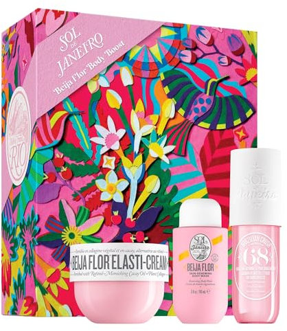 Sol de Janeiro, Beija-Blumen-Set für Körperpflege, unverzichtbar für Pflege und Feuchtigkeit.