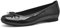 Jana Damen Ballerinas mit Schleife Vegan, Grau (Grau Lack), 40 EU