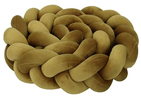 Geflochten Knotenkissen für Wohndekoration (Olivgrün 43,300cm)