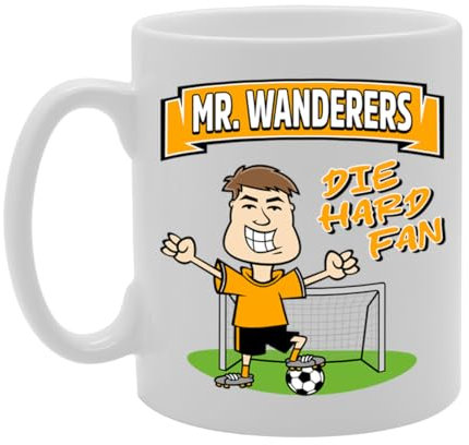 Coralgraph Inc MG5809 MR Wanderers DIE Hard Fan Novelty Gift Printed Tea Coffee Ceramic Mug