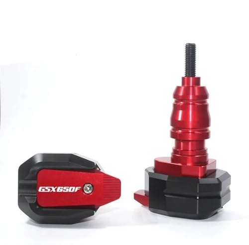 HYRHEV Sturzpads Crash Protector Für Suzuki GSX650F GSX 650F GSX 650 F GSX650 F 2008-2019 Motorrad Spulen Fallen Schutz Motorhaube(Red)